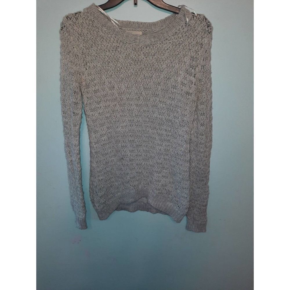 Between me and You Sweater Wool Blend Pullover Cream Sz S Anthropologie